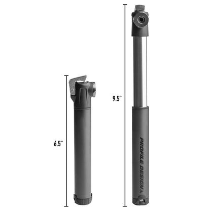 Profile Design MVP Cycling Pump Size View