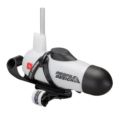 Profile Design Aero HC Hydration System Side View White Bottle